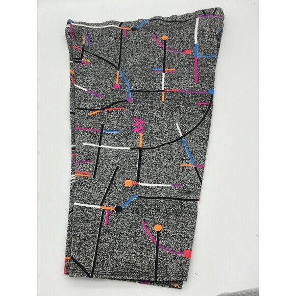 Vintage Gilda Marx Women's S Cotton Spandex Bike Shorts 80s Graphics 8" Inseam - Picture 2 of 7